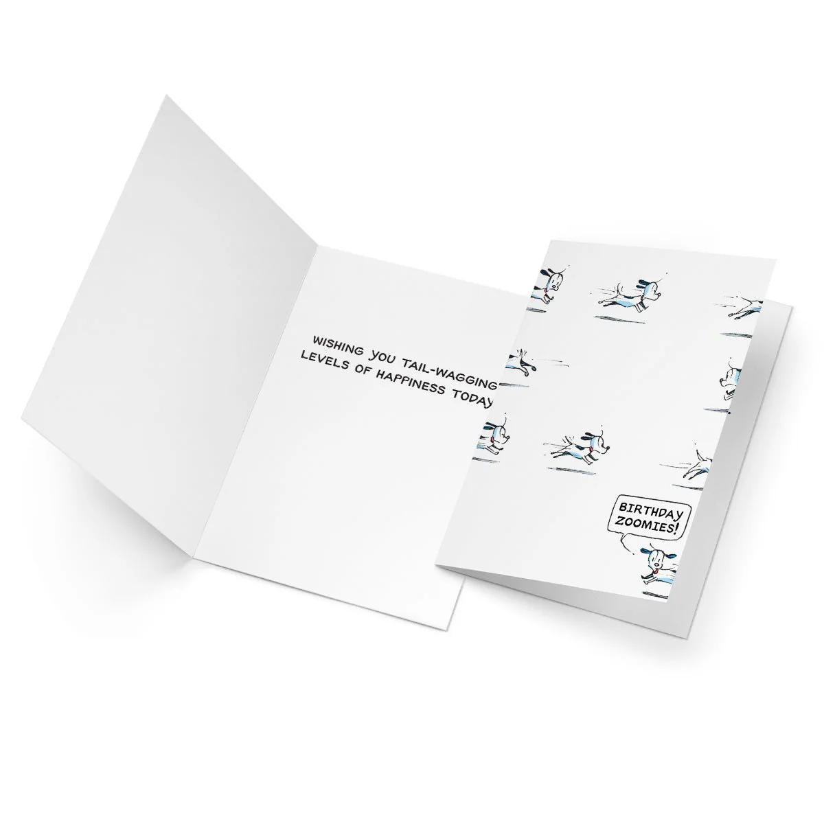 ‘Birthday Zoomies’ Greeting Card - Image 3