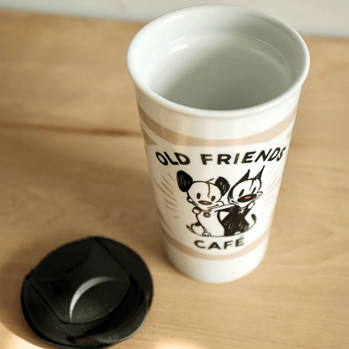 'Old Friends Cafe' Ceramic Tumbler - Image 3