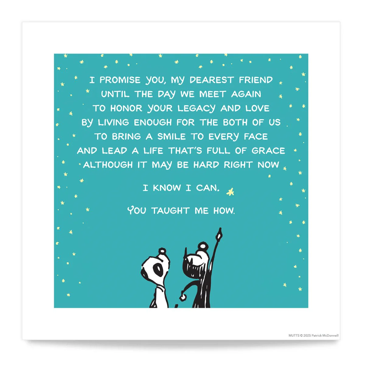 'Pet Memorial Poem' Rainbow Bridge Standard Art Print