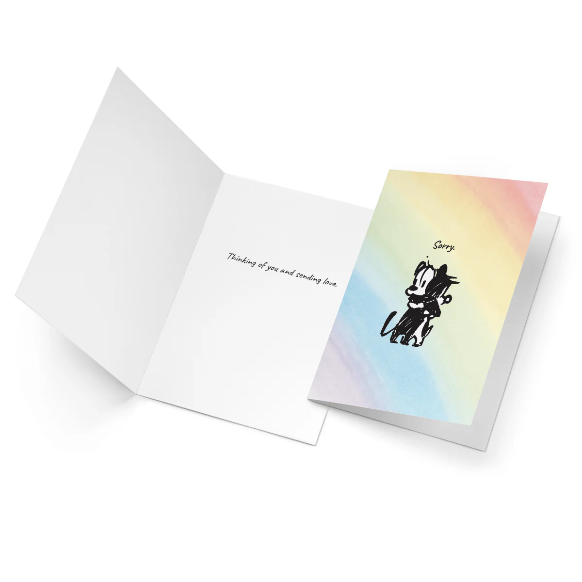 'Sending Love' Pet Sympathy Card - Image 3