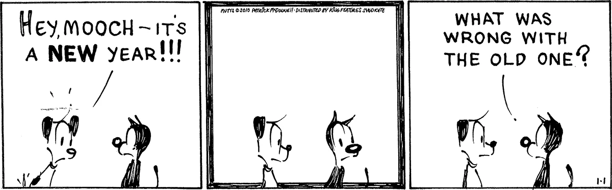 January 1 2010, Daily Comic Strip