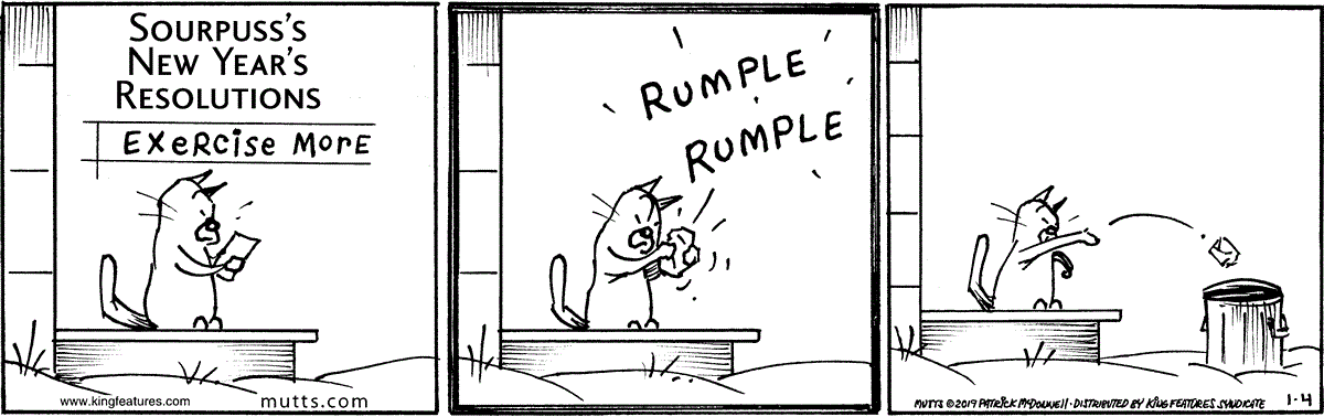 January 4 2019, Daily Comic Strip