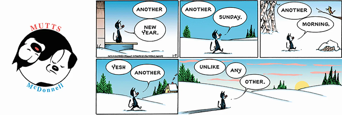 January 7 2018, Sunday Comic Strip