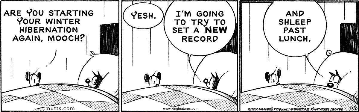 January 9 2020, Daily Comic Strip