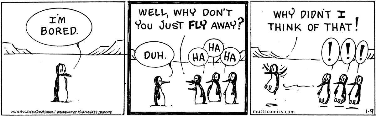 January 9 2023, Daily Comic Strip