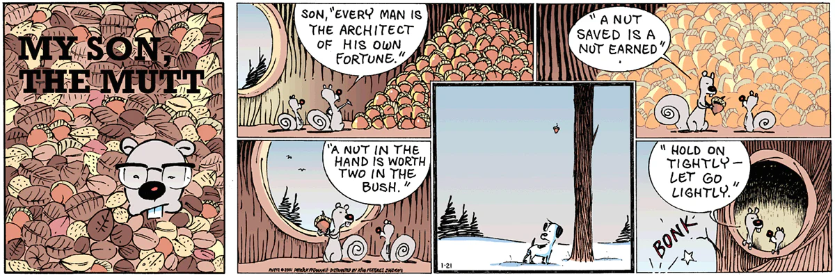 January 21 2001, Sunday Comic Strip