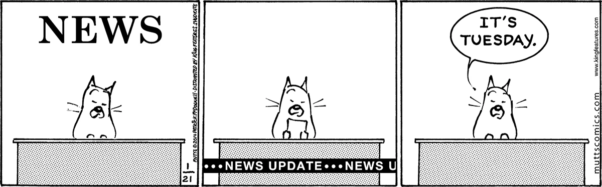 January 21 2014, Daily Comic Strip