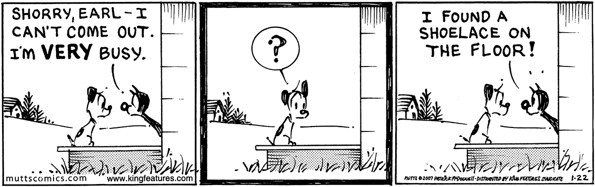 January 22 2007, Daily Comic Strip