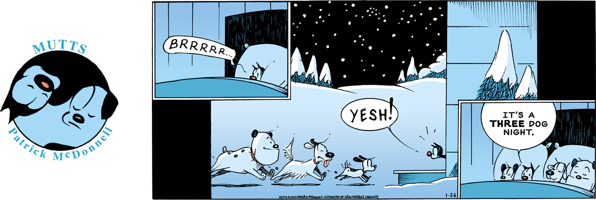 January 26 2020, Sunday Comic Strip