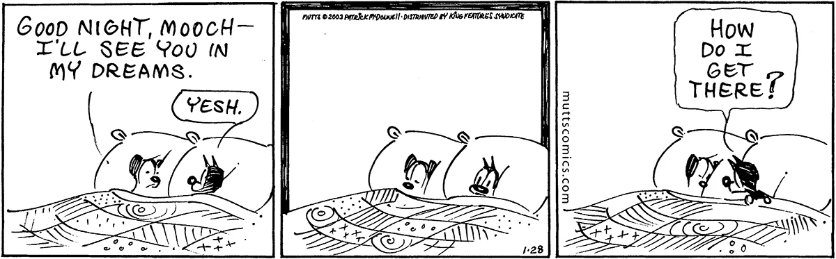January 28 2003, Daily Comic Strip