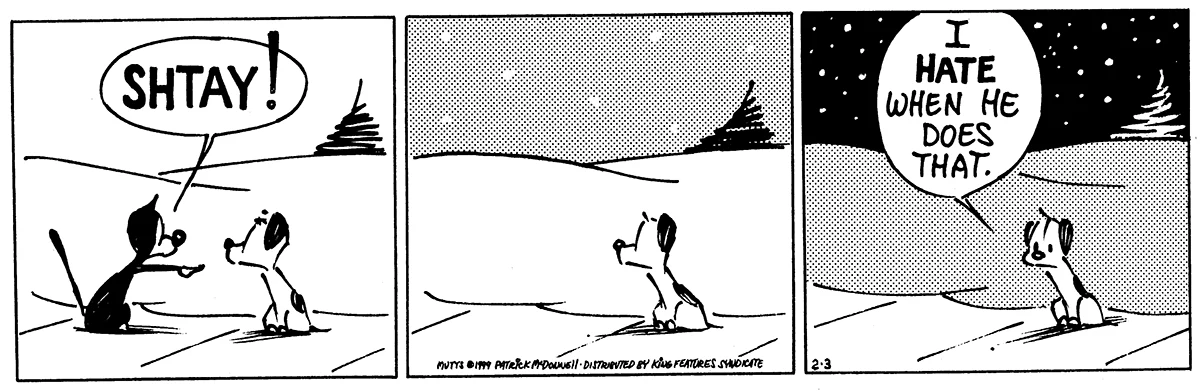 February 3 1999, Daily Comic Strip