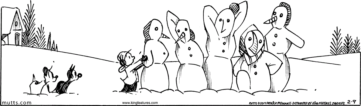 February 9 2019, Daily Comic Strip