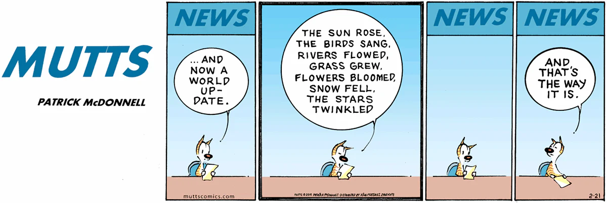February 21 2010, Sunday Comic Strip