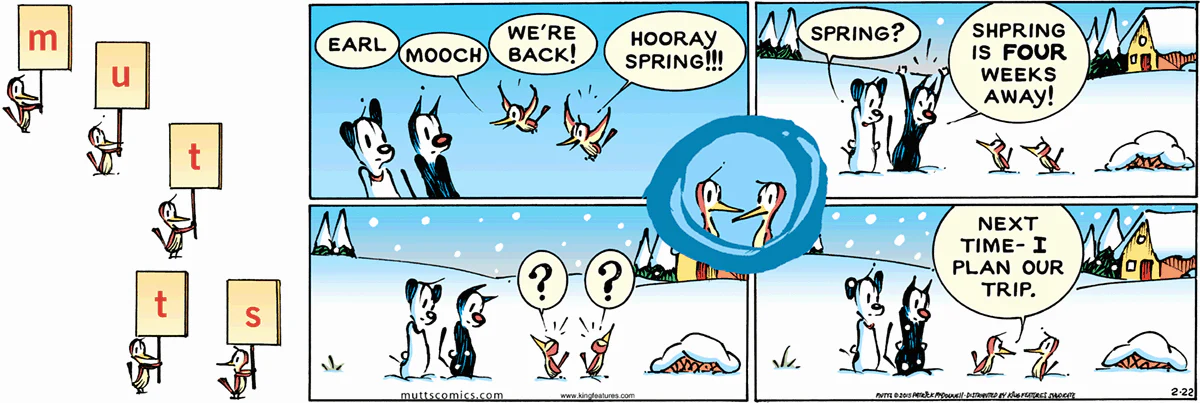 February 22 2015, Sunday Comic Strip