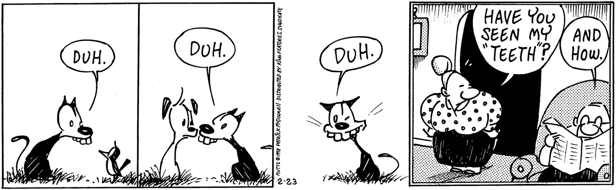 February 23 1998, Daily Comic Strip