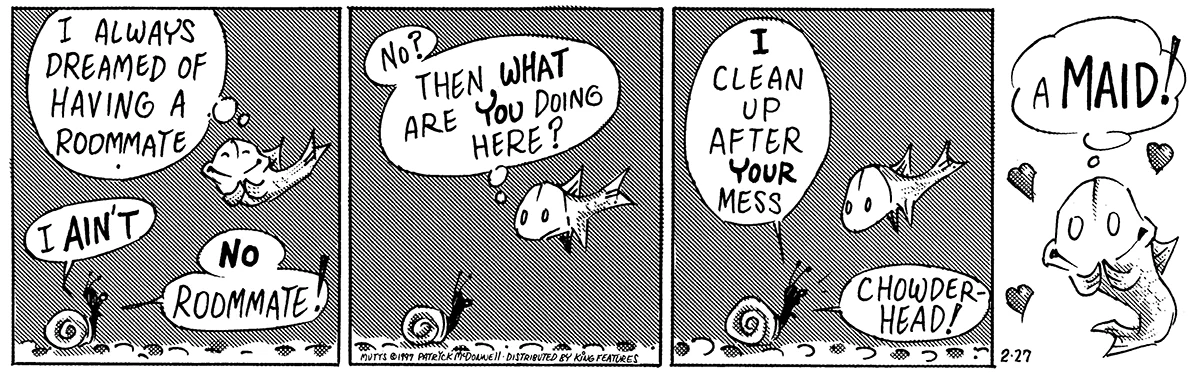February 27 1997, Daily Comic Strip