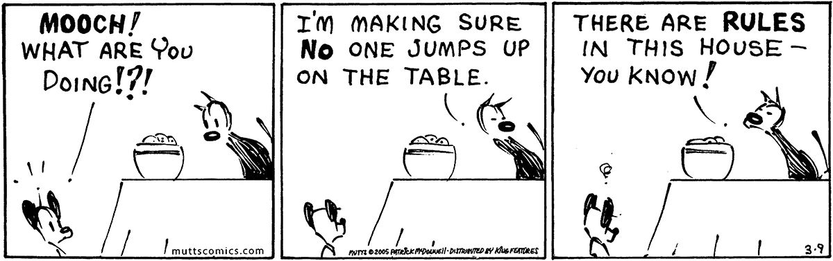 March 9 2005, Daily Comic Strip