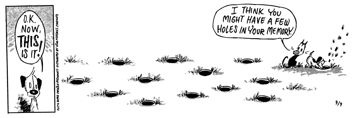 March 9 1995, Daily Comic Strip