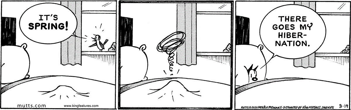 March 19 2020, Daily Comic Strip