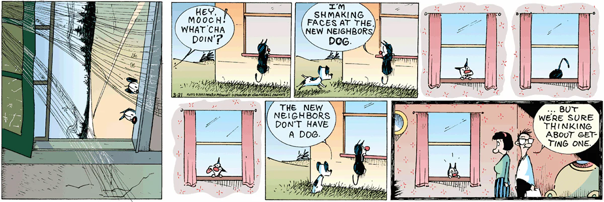 March 31 2002, Sunday Comic Strip