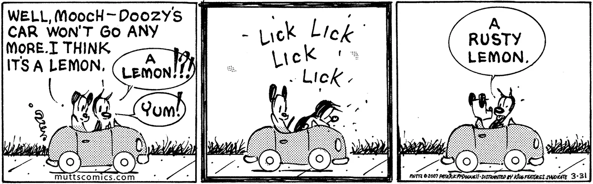 March 31 2007, Daily Comic Strip