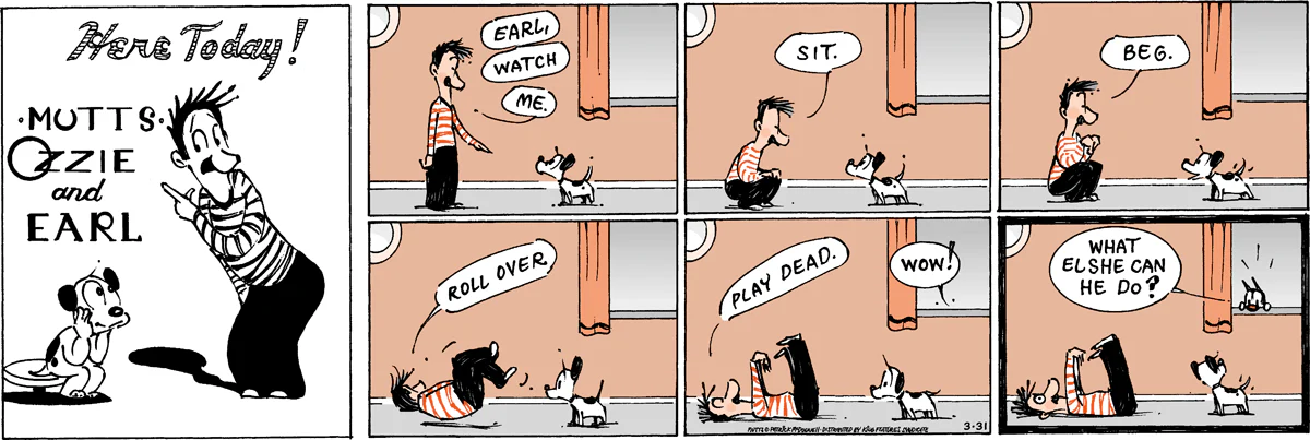March 31 2024, Sunday Comic Strip