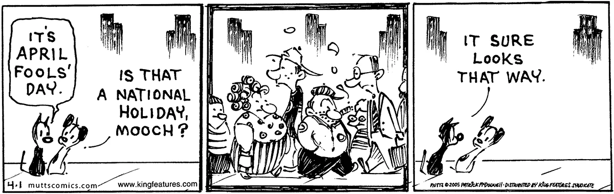 April 1 2005, Daily Comic Strip