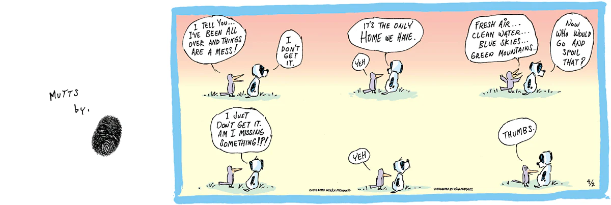 April 2 1995, Sunday Comic Strip