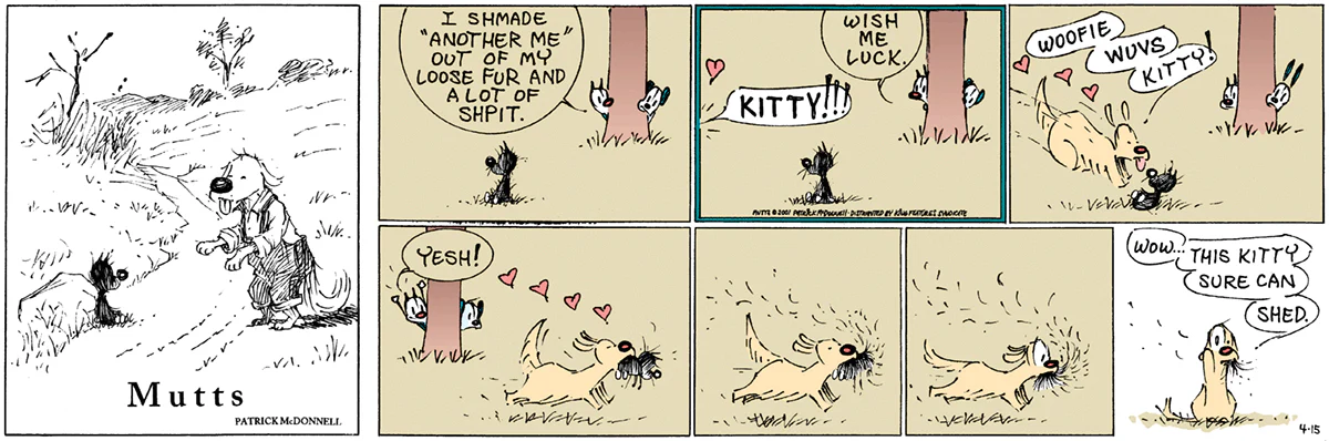 April 15 2001, Sunday Comic Strip