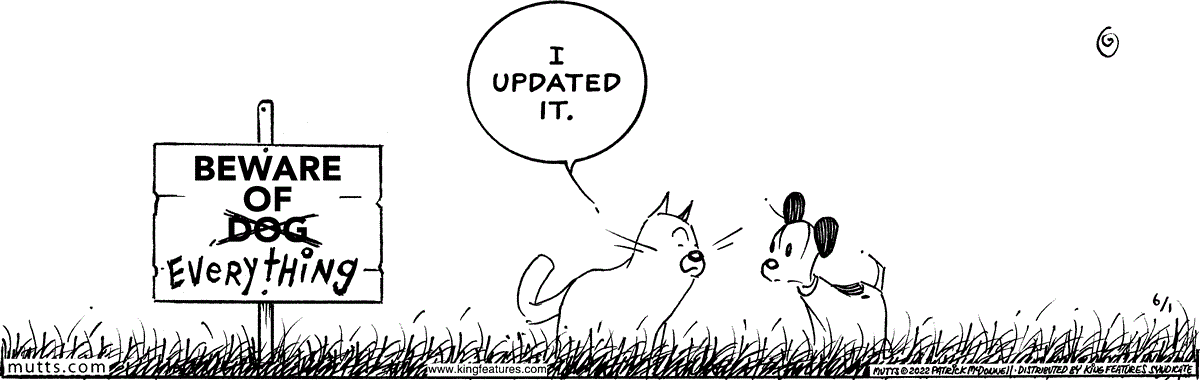 June 1 2022, Daily Comic Strip