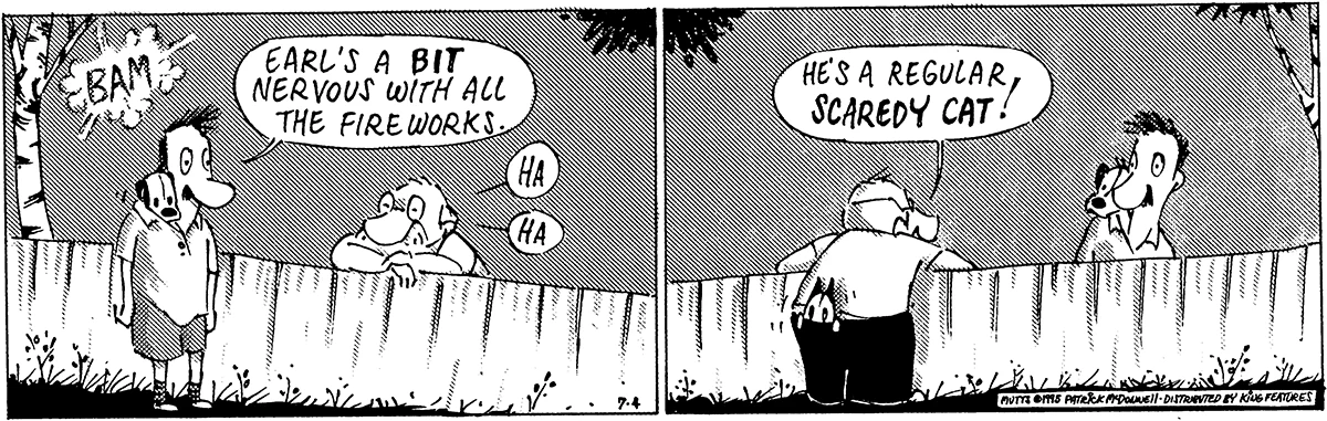 July 4 1995, Daily Comic Strip
