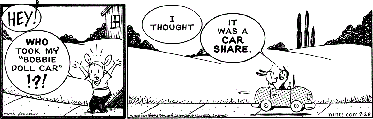 July 20 2020, Daily Comic Strip