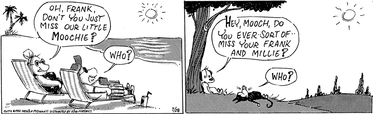 July 28 1995, Daily Comic Strip