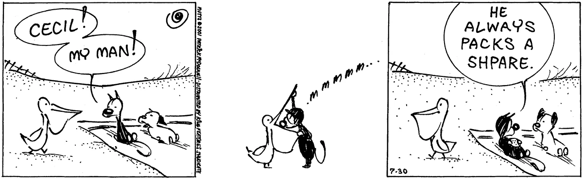 July 30 2001, Daily Comic Strip