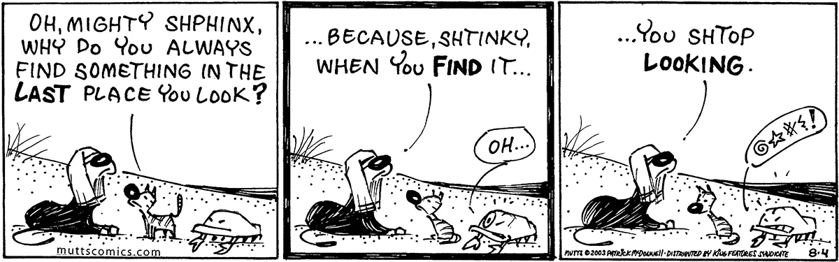 August 4 2003, Daily Comic Strip