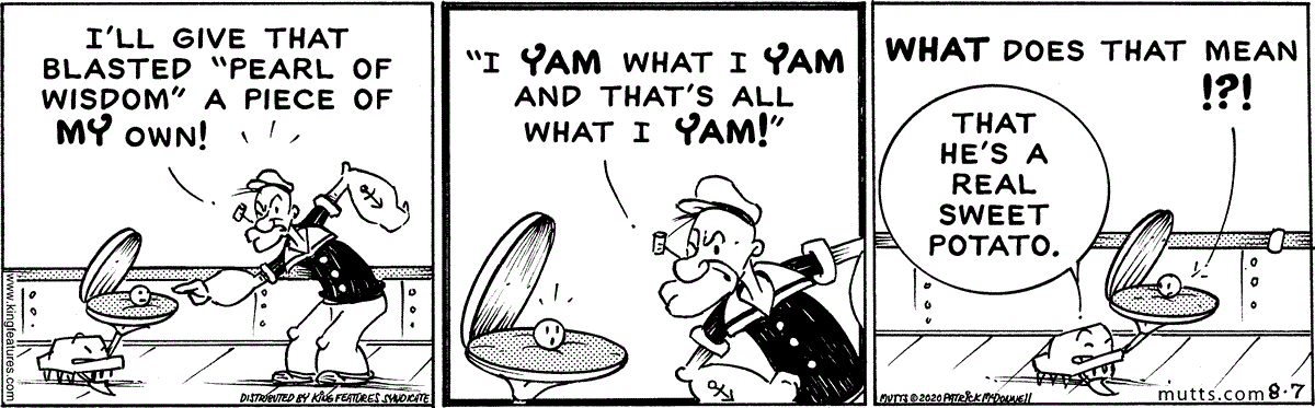 August 7 2020, Daily Comic Strip