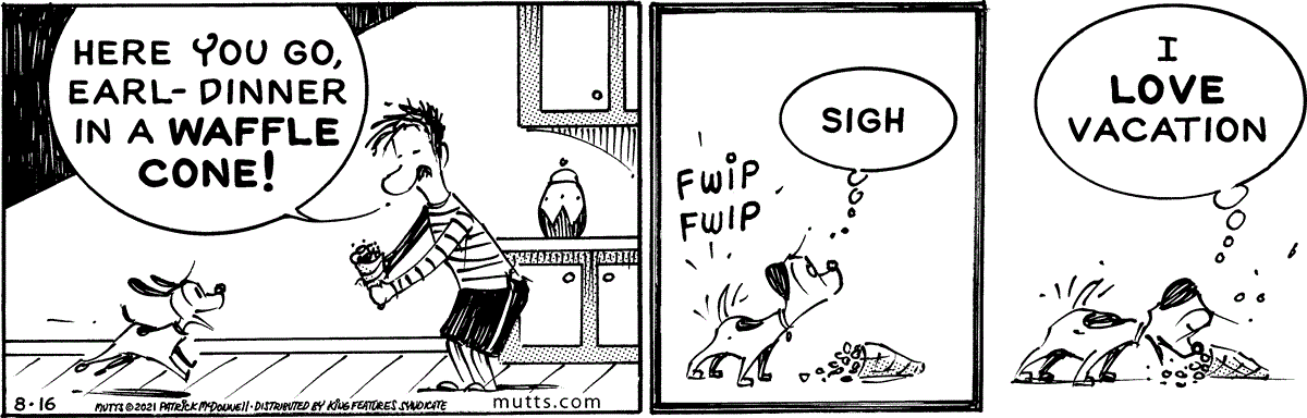 August 16 2021, Daily Comic Strip
