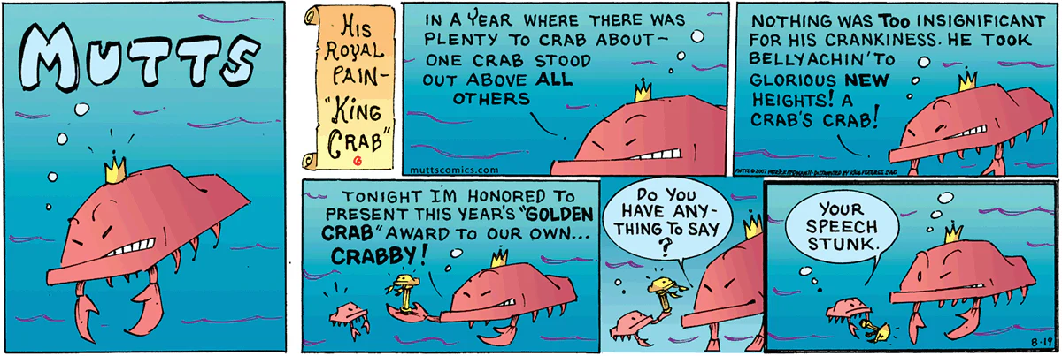 August 19 2007, Sunday Comic Strip