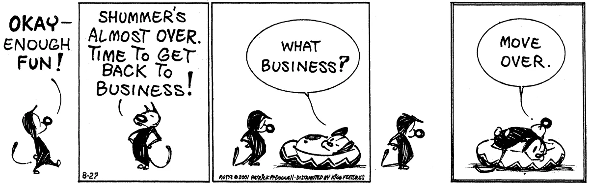 August 27 2001, Daily Comic Strip