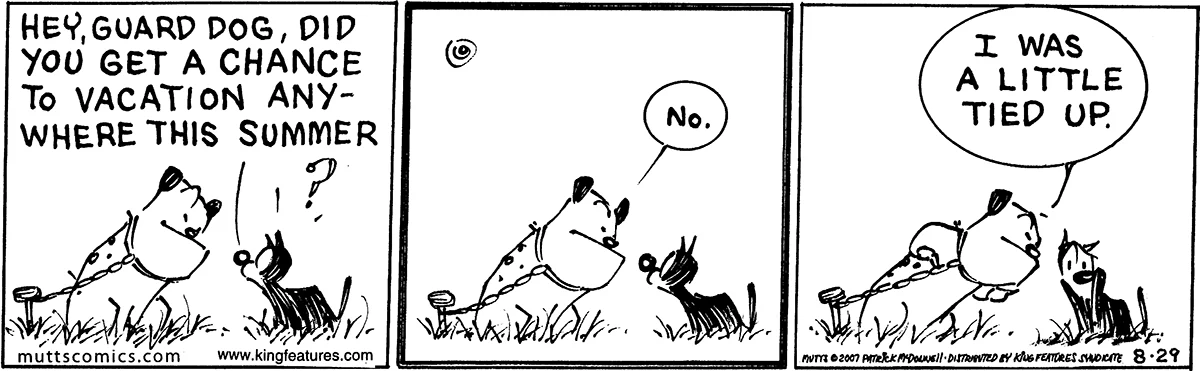 August 29 2007, Daily Comic Strip
