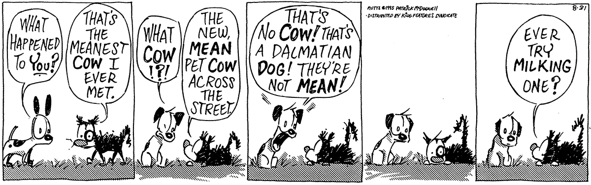 August 31 1995, Daily Comic Strip