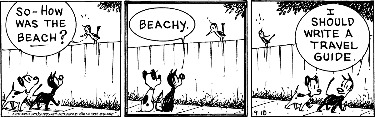 September 10 2010, Daily Comic Strip