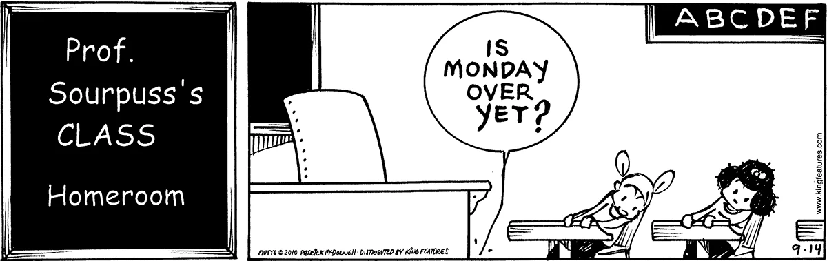 September 14 2010, Daily Comic Strip