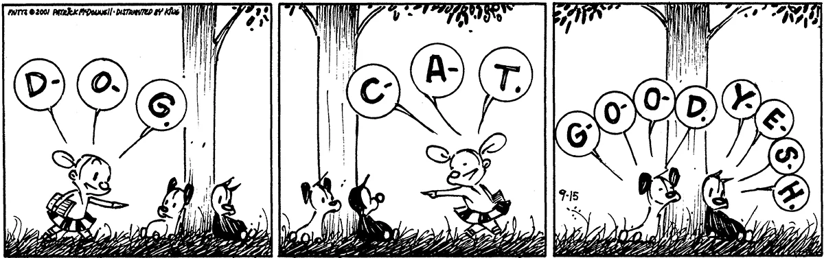September 15 2001, Daily Comic Strip