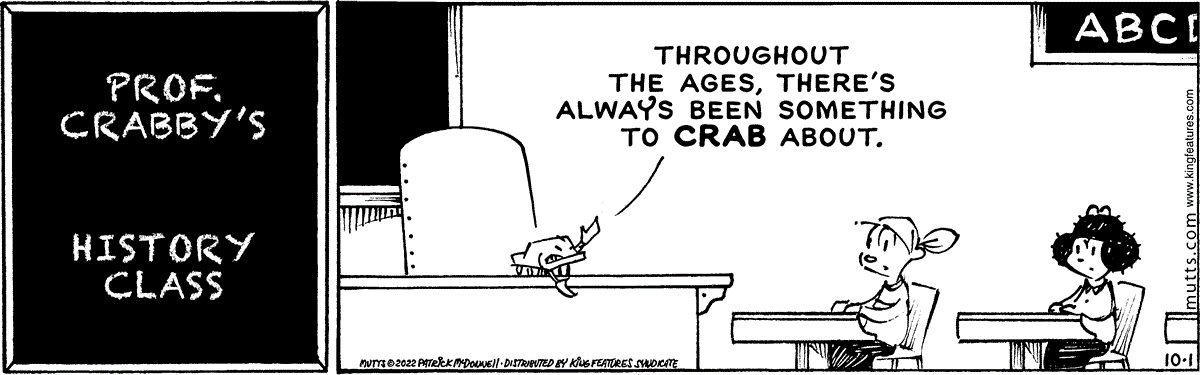 October 1 2022, Daily Comic Strip
