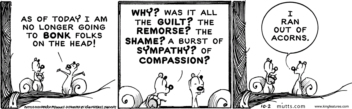 October 2 2020, Daily Comic Strip