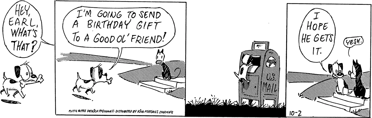 October 2 1995, Daily Comic Strip