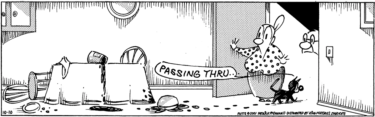 October 10 2001, Daily Comic Strip