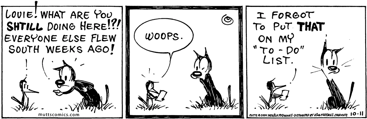 October 11 2004, Daily Comic Strip