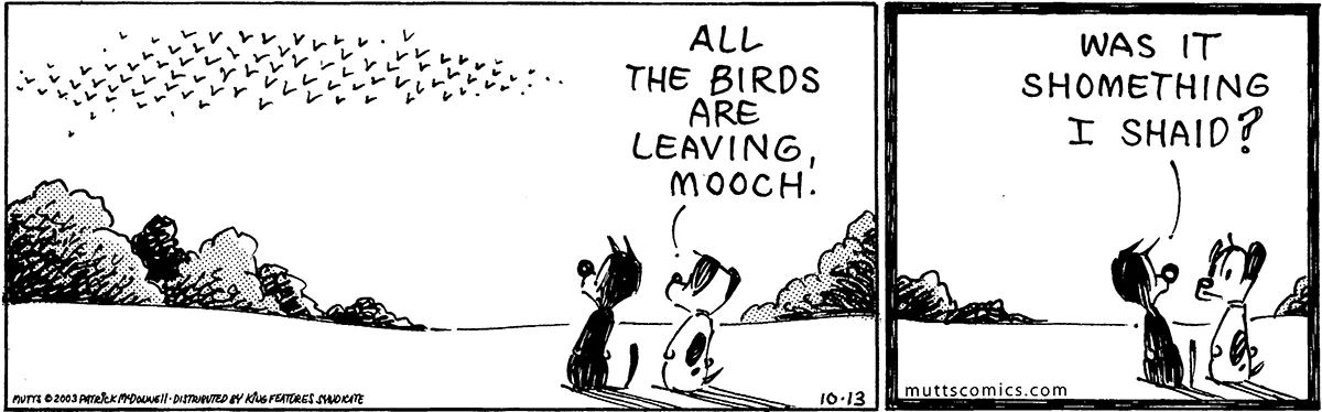 October 13 2003, Daily Comic Strip
